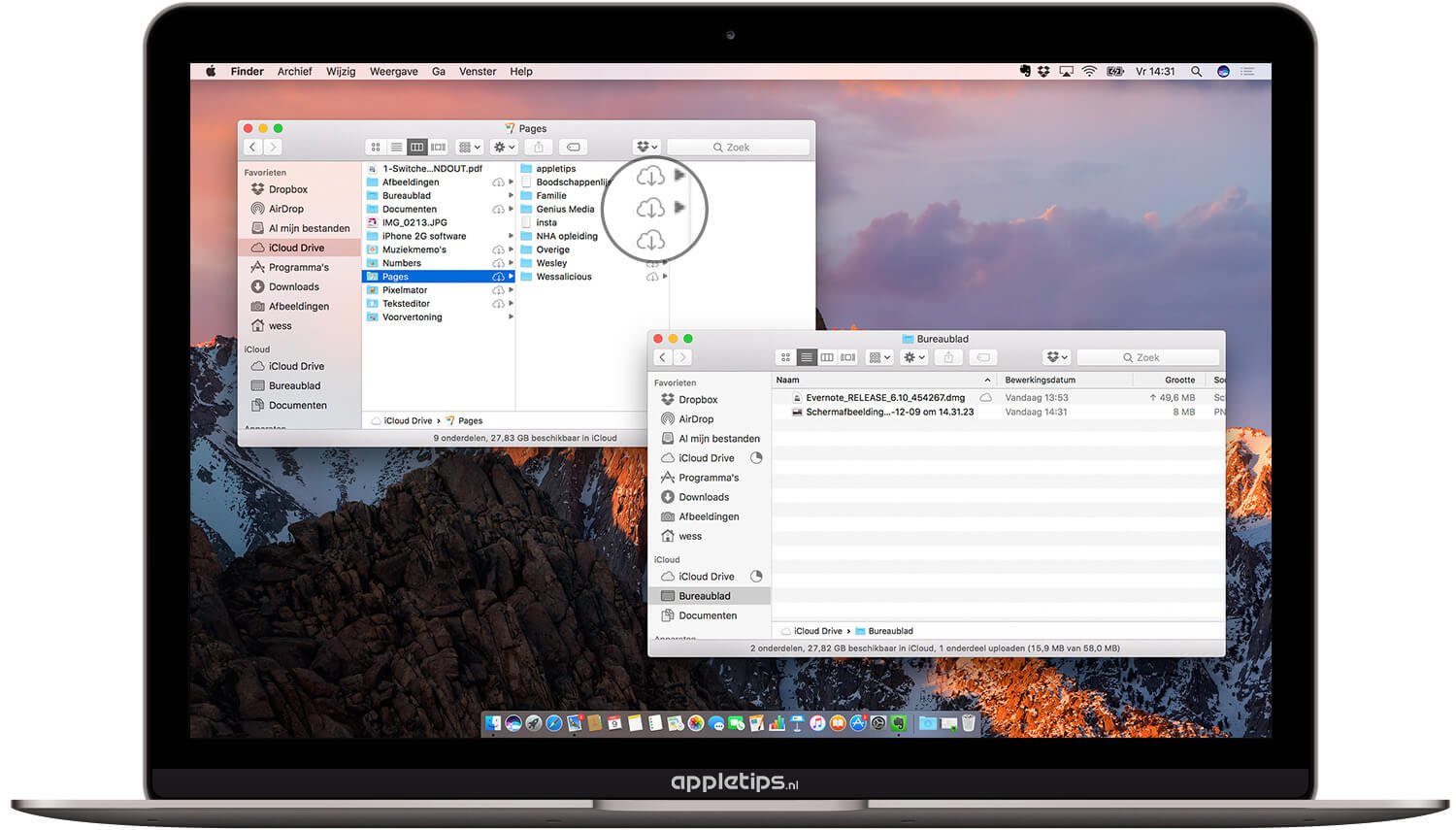 dropbox offline for mac